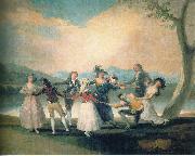 Das Blindekuhspiel, Francisco de Goya